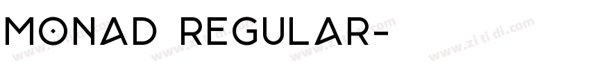 Monad Regular字体转换